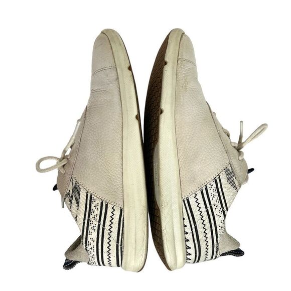 TOMS Cabrillo Sneakers Print Low Lace-up in Tan and Blue Women's Size 8.5 Z-31 - Picture 6 of 10